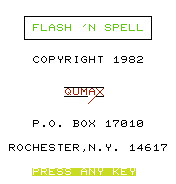 Flash 'n Spell